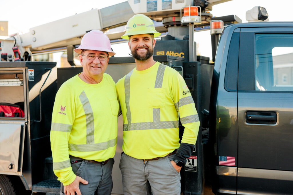 Lineworkers at Event